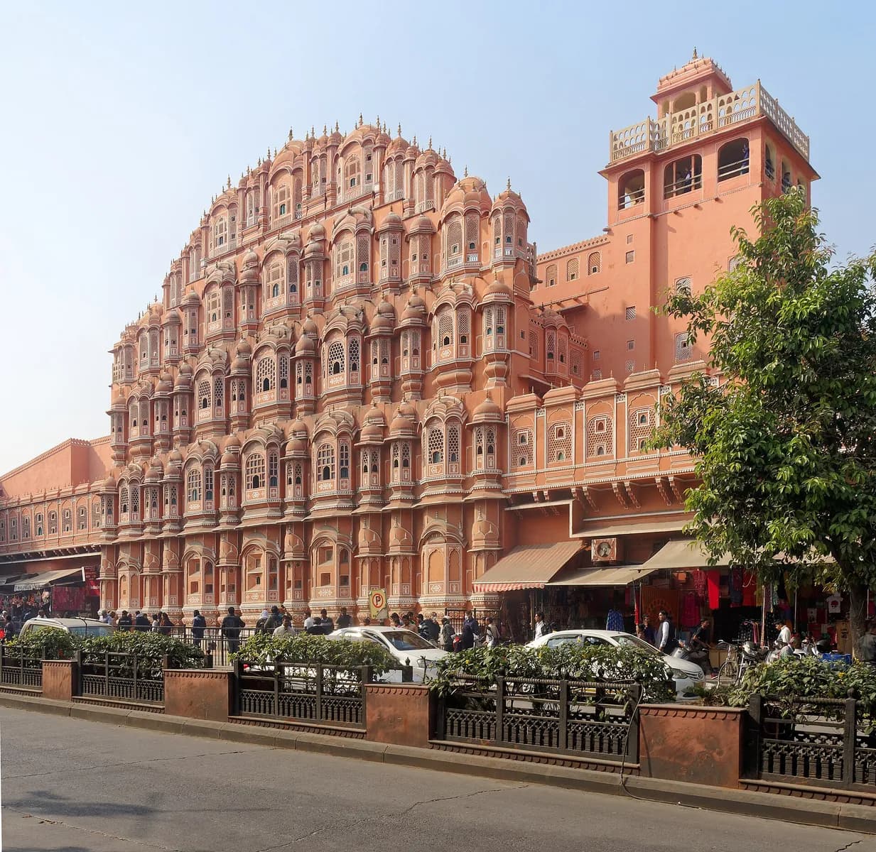 Hawa Mahal facade in Jaipur, Rajasthan