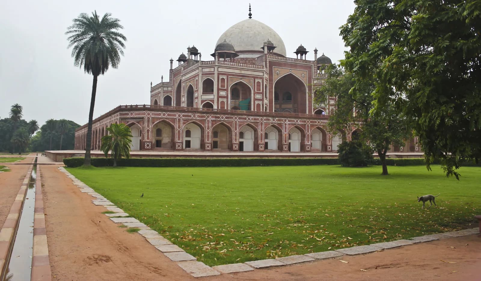 Humayun’s Tomb framed by the surrounding Mughal garden in Delhi