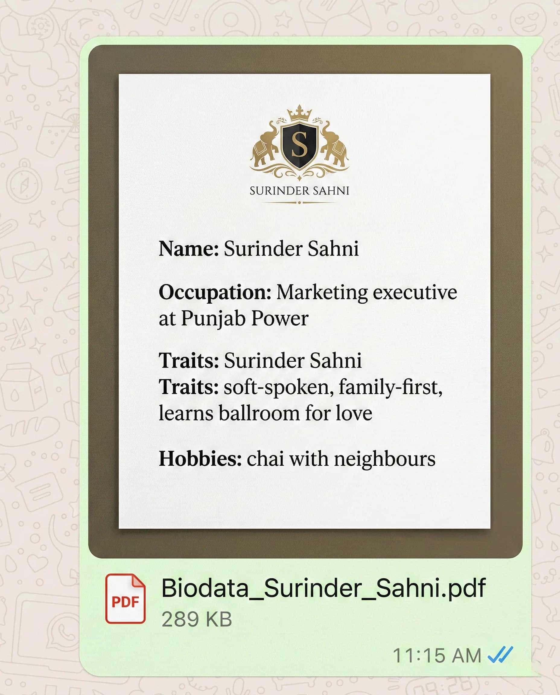Bio Data Generator